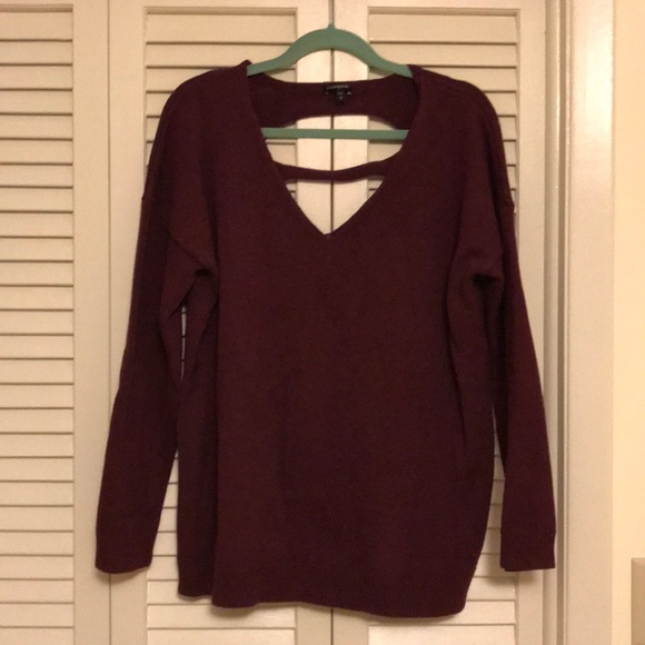 Express Sweaters - Express Cut-Out Sweater